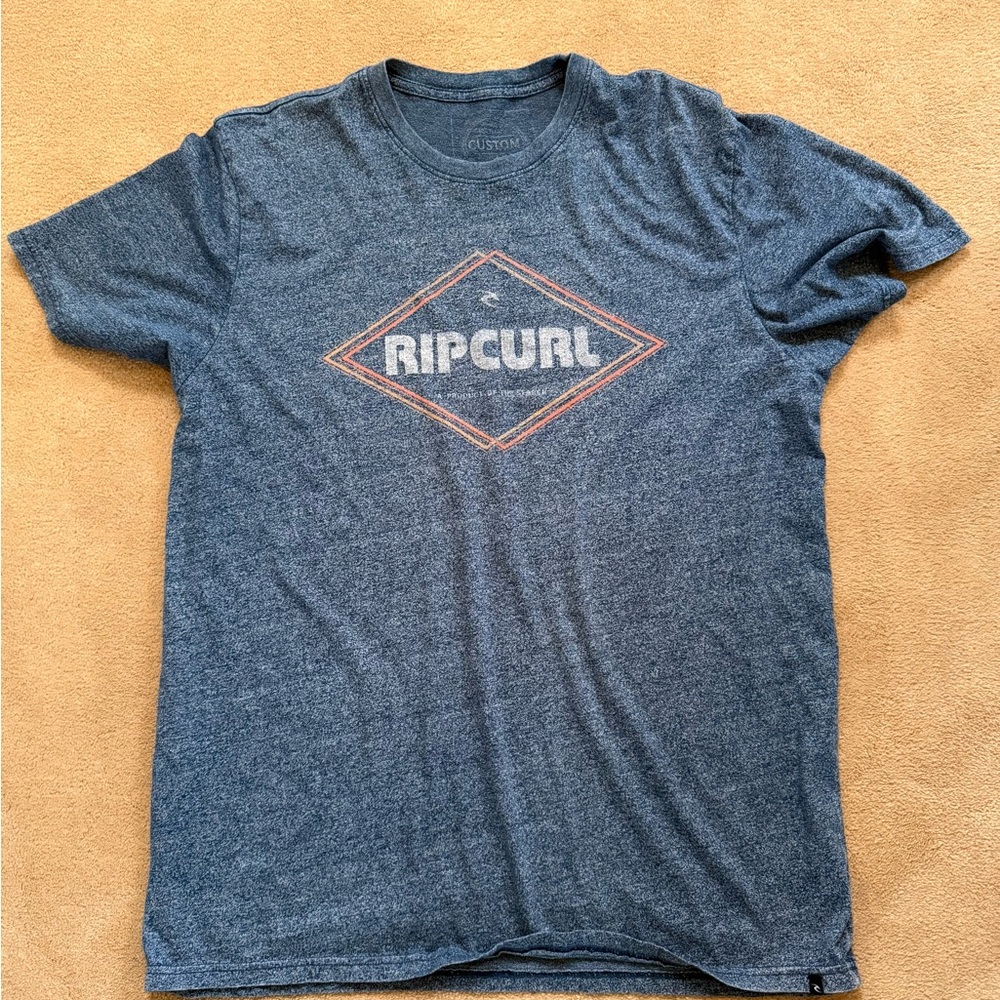 Rip Curl Men's Blue T-Shirt